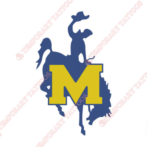 McNeese State Cowboys Customize Temporary Tattoos Stickers NO.5013